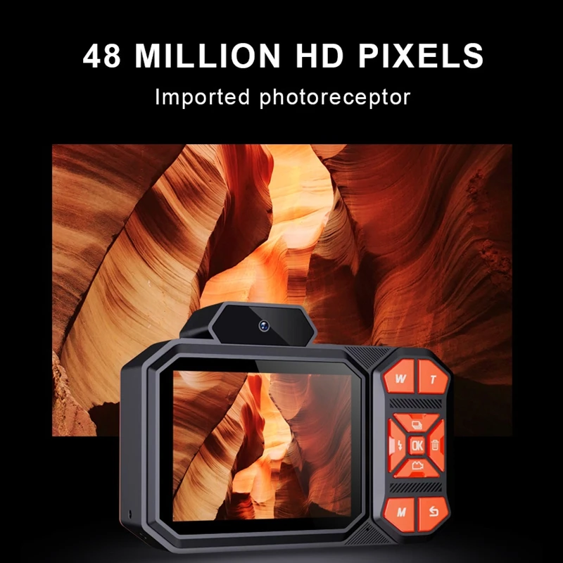 D52 optical 18x zoom mirrorless digital camera with 48 million pixels and 4K high-definition intelligent beauty camera - AliExpress - Image 2
