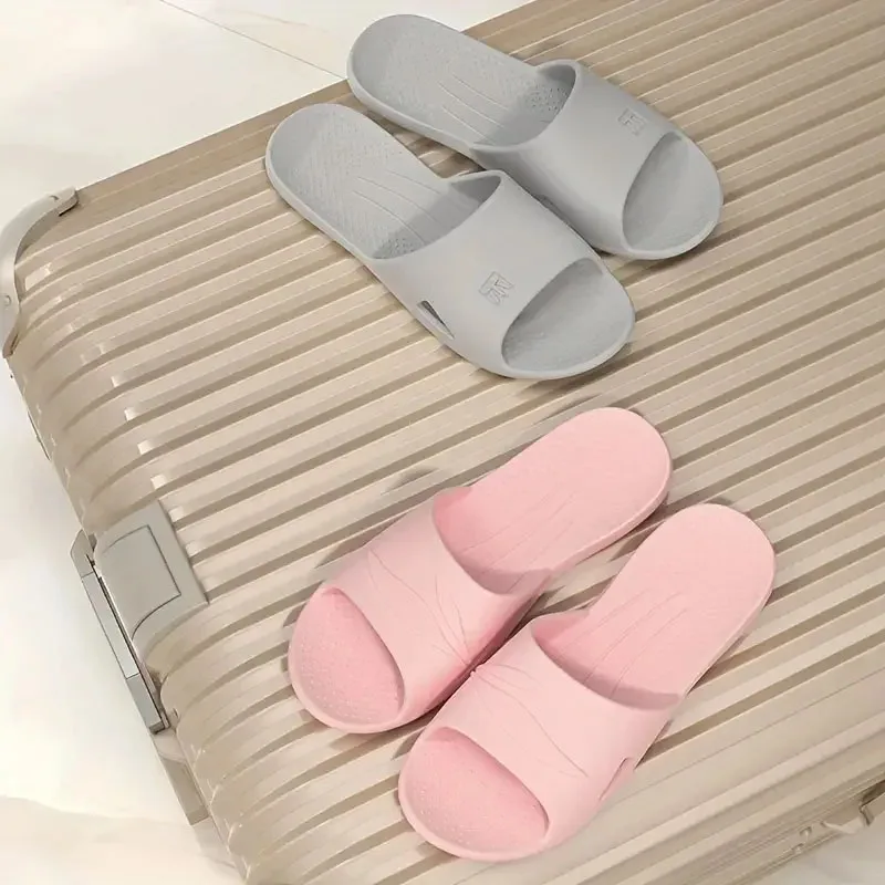 2024 New Foldable EVA House Slippers Portable Hotel Travel Slipper Bathroom Non-Slip Slides Home Indoor Flat Shoes for Men Womem - AliExpress - Image 4