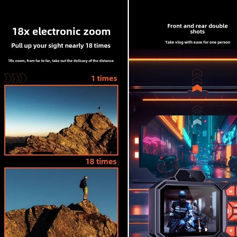 D52 optical 18x zoom mirrorless digital camera with 48 million pixels and 4K high-definition intelligent beauty camera - AliExpress - Image 4