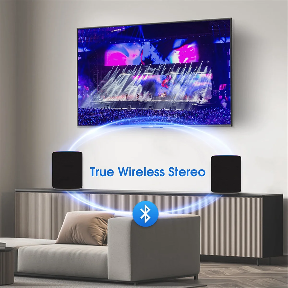 Portable Bluetooth Mini Speaker Outdoor Waterproof Cylinder Support TF FM-Sunrise - AliExpress - Image 3