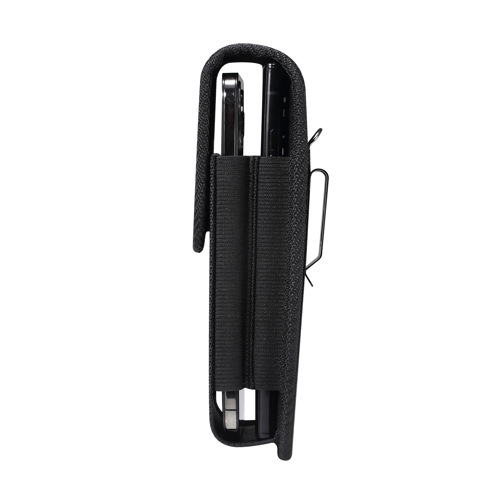 Nylon Dual Pouch 2 Phone Belt Clip Case Holder For iPhone 16 15 14 13 12 Pro Max Xiaomi Redmi Note 11 Man Tool Waist Bag Holster - AliExpress - Image 3