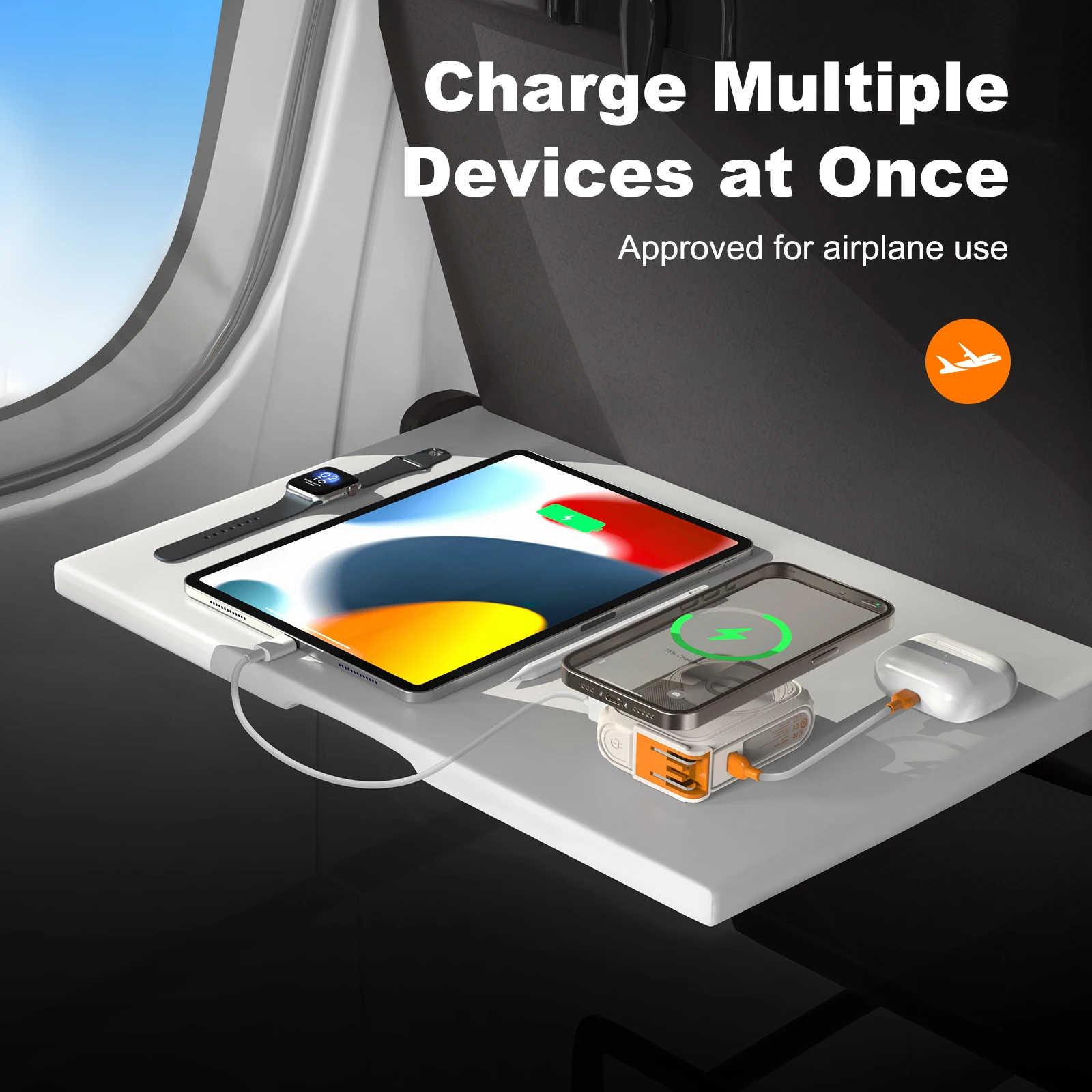 6-in-1 multifunctional power bank magnetic magnetic adsorption for wireless charging, 10000 mAh phone holder 22.5W fast charging - AliExpress - Image 5