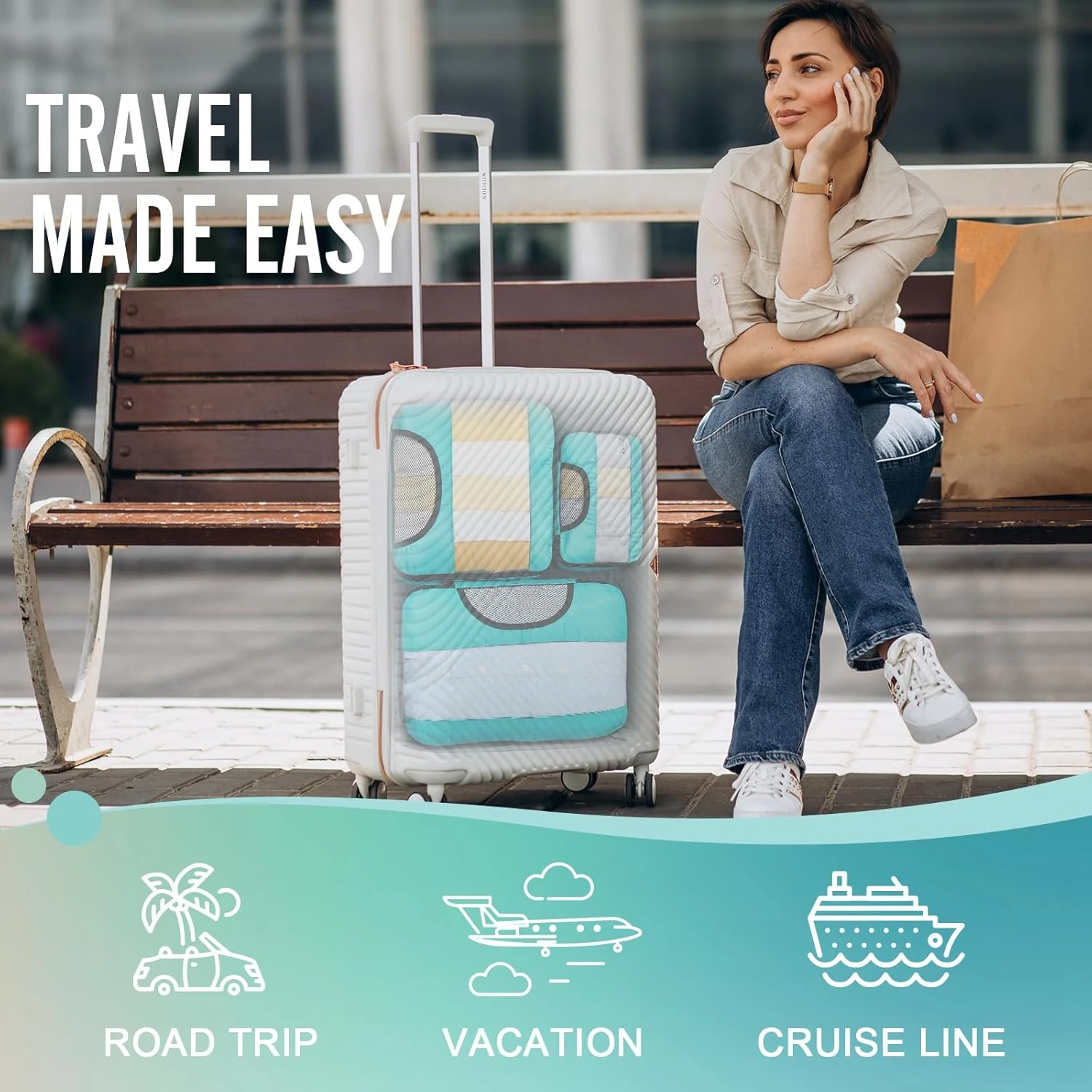 Packing Cubes for Suitcases, Travel Essentials for Carry on Luggage, Suitcase Organizer Bags Set for Travel Accessories - AliExpress - Image 6