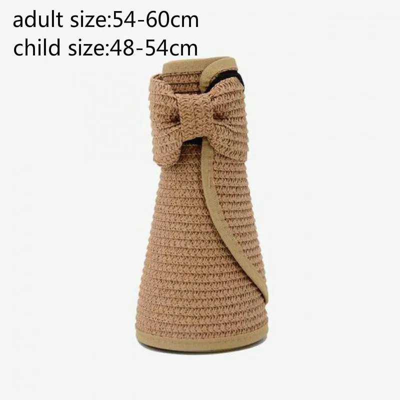 Summer Hats For Women Roll Up Sun Visor Wide Brim Straw Hat Summer Foldable Packable UV Protection Cap for Beach Travel Bonnet - AliExpress - Image 4