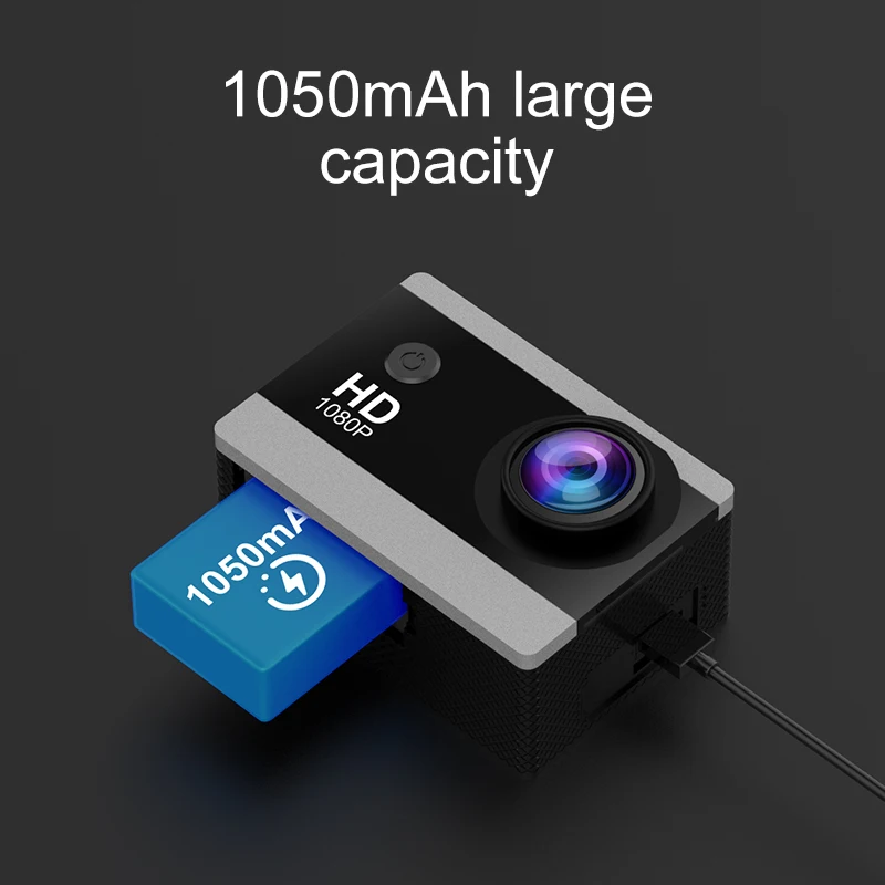 Action Camera 1080P/30FPS 2.0 In IPS Screen 170° Underwater Waterproof Helmet Video Recording Sports Cameras Outdoor Digital Cam - AliExpress 44 - Image 4