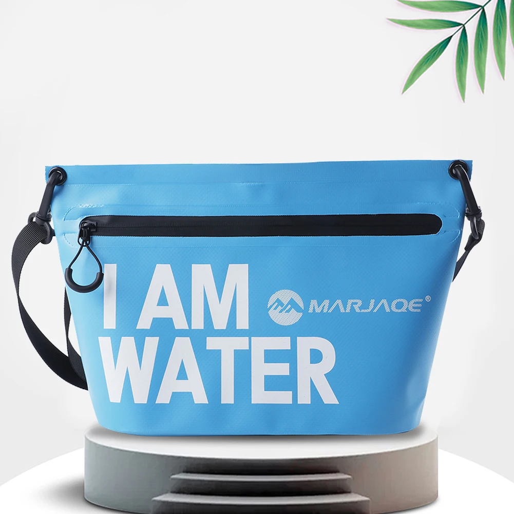 Waterproof Cosmetic Bag with Zipper PVC Swimming Shoulder Pack High-Capacity Portable Multifunctional Storable for Outdoor Sport - AliExpress - Image 2