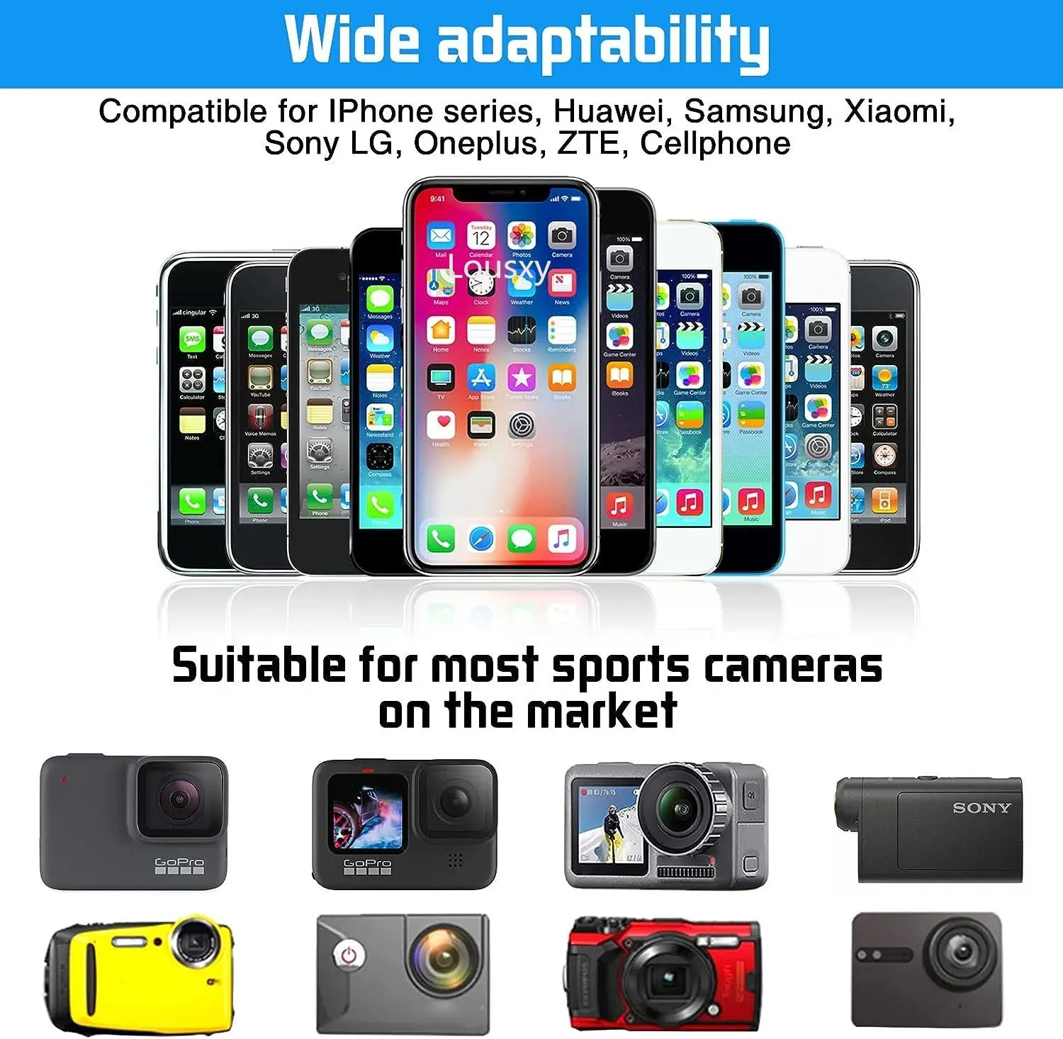 Mobile Phone Chest Harness Strap Holder Head Strap Mount Kit VLOG POV For iPhone Samsung GoPro Hero DJI OSMO AKASO Action Camera - AliExpress - Image 6