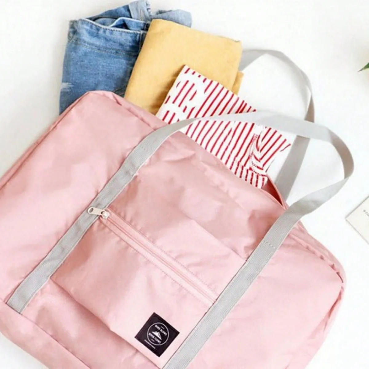 Foldable Travel Duffel Bag, Tote Carry on Luggage Bag, Personal Item Sports Gym Vacation Bag, Weekender Duffle for Women and Men - AliExpress - Image 4