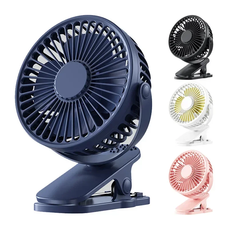 USB Rechargeable Table Fan Clip-on Type Portable Mini Desk Fan 360 Degree Rotation Adjustable Clip-on Fan For Student Dormitory – AliExpress