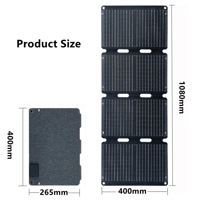 300W Foldable Solar Panel Kit 18V/5V Battery Charger Portable Folding Flexible Solar Panels for Outdoor Camping Power Station - AliExpress - Image 6