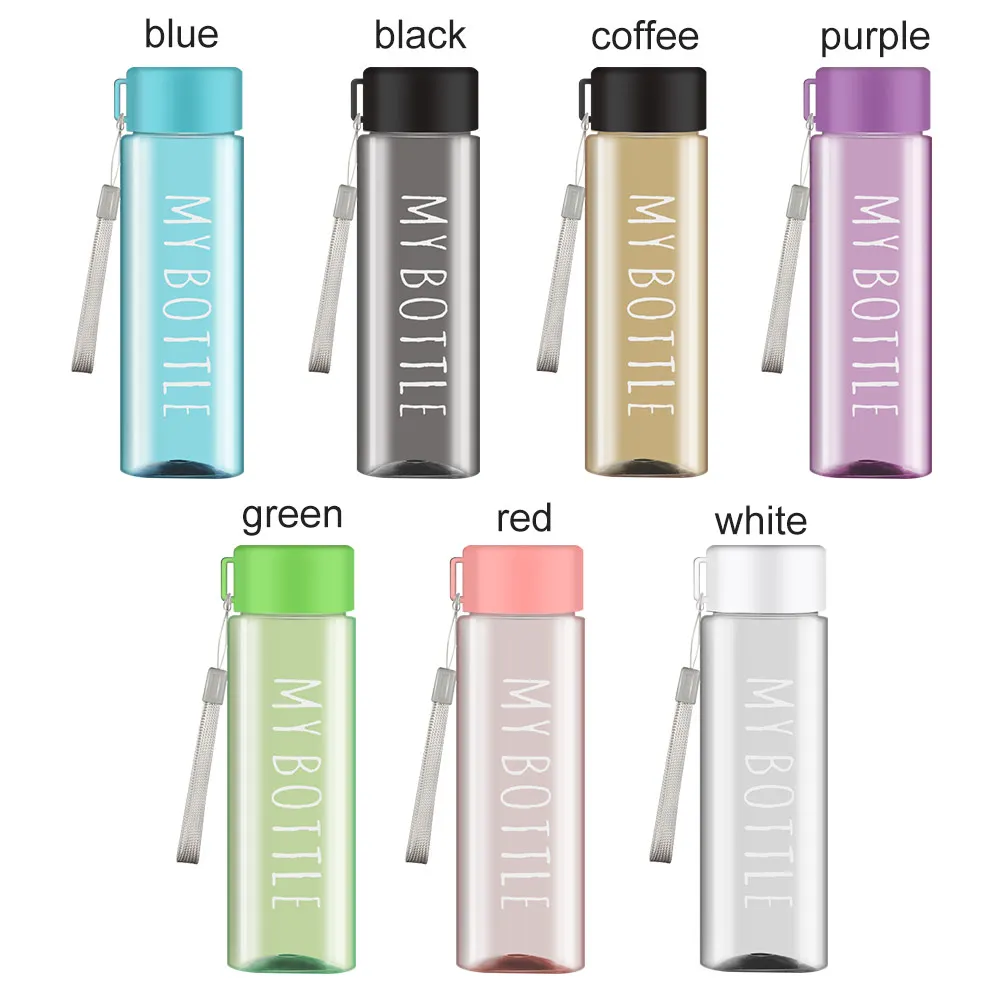 500ml Men Women Outdoor Plastic Portable Drinking Bottle Sports Water Cup Water Bottle Coffee Juice Cup - AliExpress - Image 5