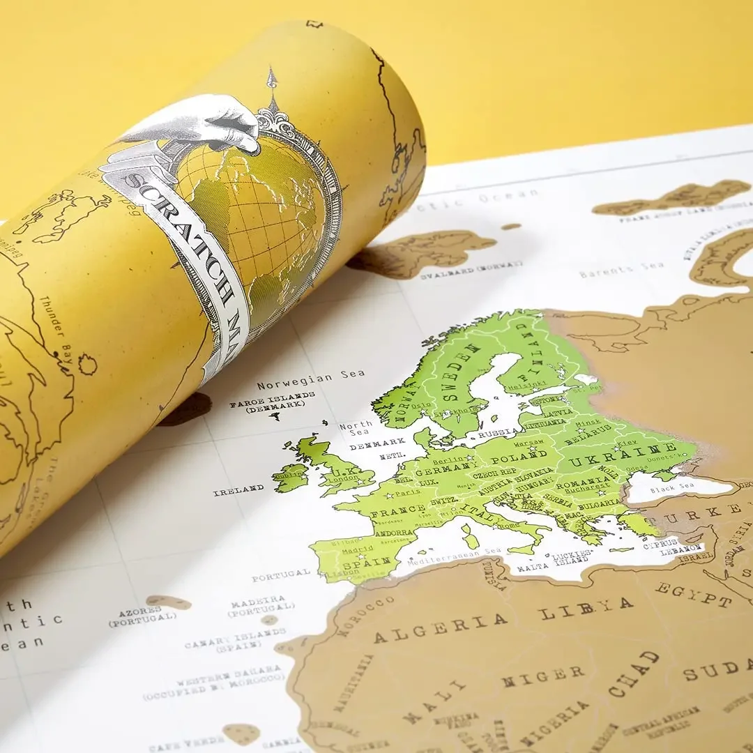 Deluxe Scratch The Travel Maps | Global Scratch Maps Poster Large Maps International, Travel Journal Alternative | Travel Gifts – AliExpress