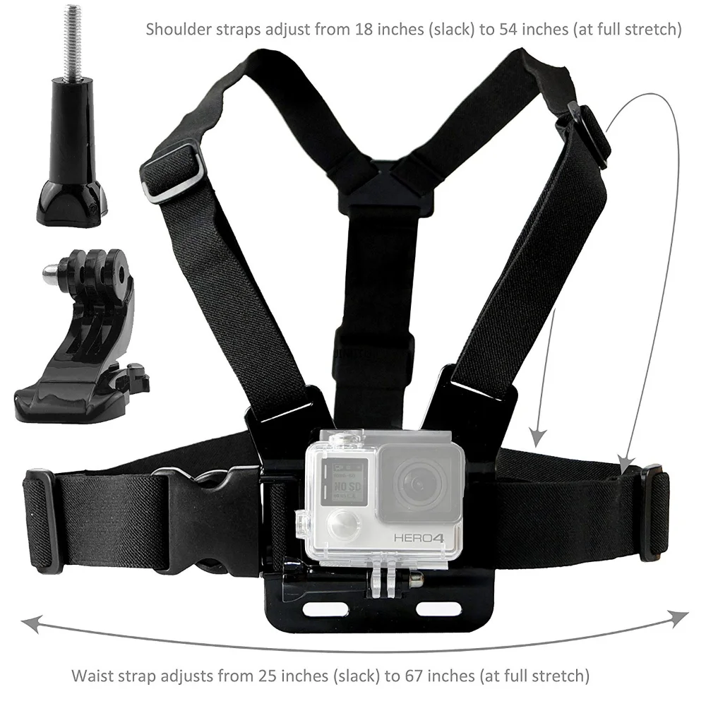 Chest Strap Mount Belt Headband for Gopro Hero 12 11 9 8 7 Action Camera Head Harness Support Holder for Go Pro Pov Accessories - AliExpress - Image 6