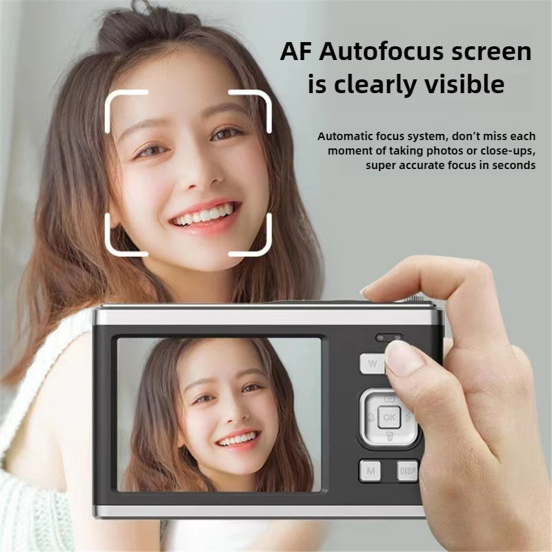 C22 Optical 16x zoom digital mirrorless camera 50MP dual lens, 4K high-definition intelligent beauty camera live Vlog - AliExpress - Image 3