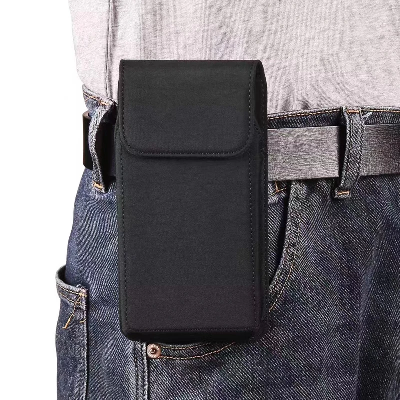 For Samsung S25 S24 S23 S22 S21Plus S24 Ultra S24 FE Smart phone Case Belt Clip Holster Nylon Cloth Bag Flip Cover Phone Pouch - AliExpress - Image 5