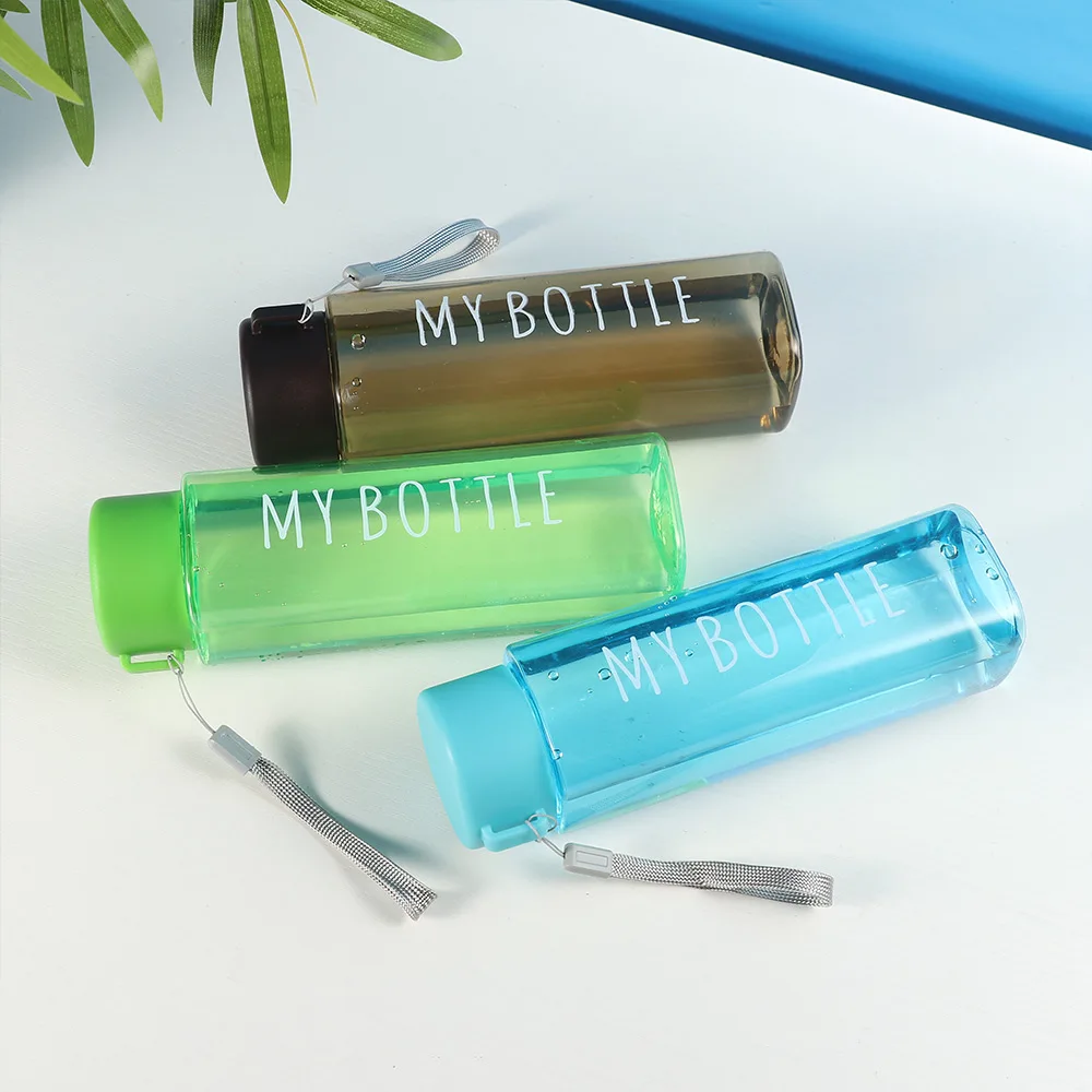 500ml Men Women Outdoor Plastic Portable Drinking Bottle Sports Water Cup Water Bottle Coffee Juice Cup - AliExpress - Image 2