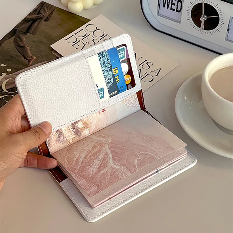 Japanese Anime Passport Cover Aestheticism Film Stills Passport Wallet Women Travel Essentials Bank Card Ticket Passport Holder - AliExpress 1524 - Image 2